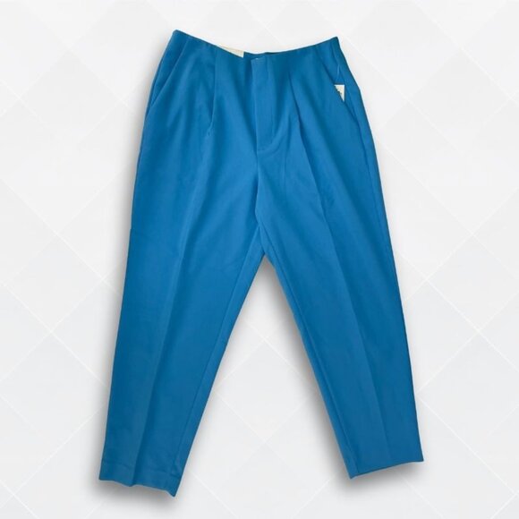 NWT - A New Day Blue Plaid Tapered Pants – Size 12 - WPT-100060 - Picture 1 of 4